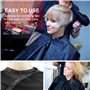 Cape de Cheveux, BYZESTY Capes de Coiffeur de Salon Pleine Longueur, Robe de Coiffure Professionnelle Cape de Coiffeur en Nylon