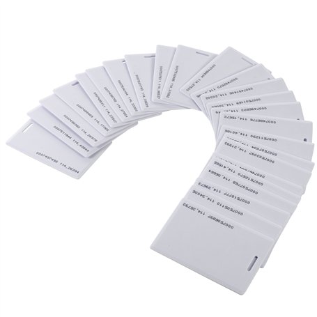 UHPPOTE 125kHz EM4100 RFID Proximité ID Smart Carte d'Accès sans Contact Epaisseur 1.8mm Lot de 50