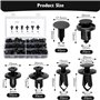 190 Pièces Clips Voiture Rivet Plastique Clips Voiture