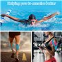 3 Rouleaux Strap Bande Kinesiologie, Bande Adhesive Elastique Kinésiologiel, Bande de kinésiologie de sport pour les muscles, 5 