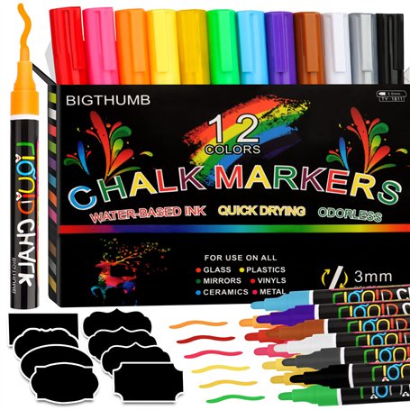 talifoca Marqueurs à craie liquide