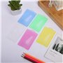Toyvian 20pcs Plastique Titulaire de la Carte Titulaire Manchon pour Carte d'identité Carte de crédit Carte de Bus Cartes d'étud