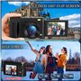 Appareil Photo Numérique 4K UHD Autofocus avec Carte 32G, Caméra de Vlogging 48 MP avec écran Rabattable à 180° et Lentille UV,