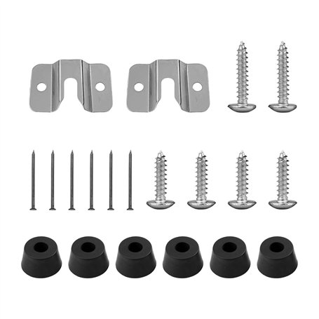 KRYMSON Lot de 2 accessoires de montage pour cible de fléchettes - Kit de montage - Crochets muraux suspendus - Accessoires de s