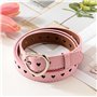 HDGSAFD 2 Ceintures Pour Filles, Ceinture Tour De Cou En Forme De Cœur, Ceinture Pour Enfants, Ceinture Réglable Avec Boucle En 