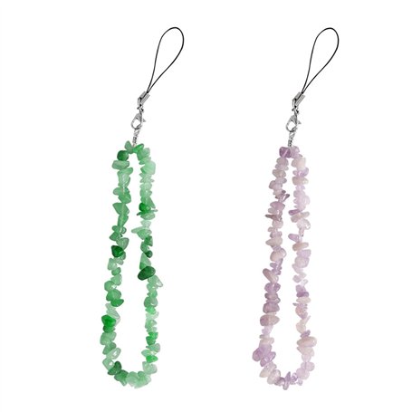 HDGSAFD 2 Pièces Chaînes De Téléphone Portable en Cristal