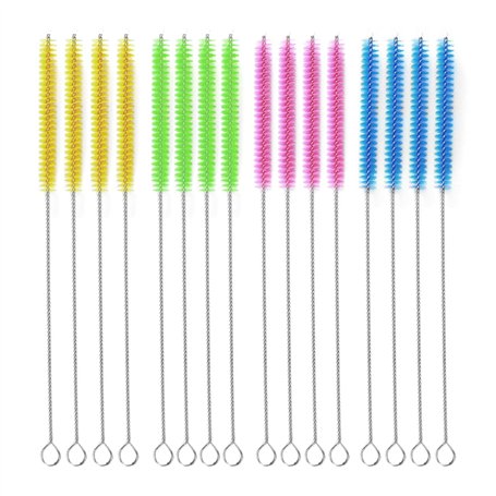 16 Brosses À Paille Colorées