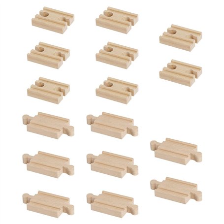 HDGSAFD Piste De Blocs De Construction De 16 Pièces