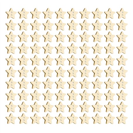 HDGSAFD Boutons Étoiles 100 Pièces
