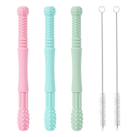 Lot de 3 tubes de dentition pour bébé