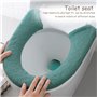 JTMKYO Lot de 3 housses chauffantes pour siège de toilette, protection de siège de toilette, housse de siège de toilette avec bo