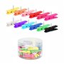 Tiardey 50 pcs Couleur en Bois Clips Punaises