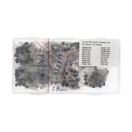 20 Valeurs * 20 Pièces NPN + PNP TO-92 DIP Transistor Kit