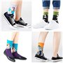 iwobi 5 Paire Chaussettes Rigolotes Homme,Femme Fantaisies Nouveauté Chaussettes