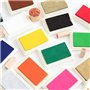 iwobi Tampons Encreurs, 15 Encreurs Couleurs pour Tampons Coussins Encreurs d'empreintes Digitales pour Peinture Scrapbooking