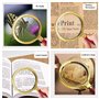 Loupe de poche 10x pour l'apprentissage à la maison, la lecture et la recherche de défauts