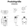 CLDIY Disjoncteur 5 A avec protection thermique contre les surcharges 88 Series Manuel Push Button Reset avec bornes à connexion