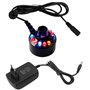 XUJAIOLQP Mini Mist Maker 12 LED Mister Fogger Water Fountain Pond Fog Machine Vaporisateur Humidificateur Fontaine D'intérieur