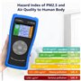 Testeur de qualité de l'air Domestique 3 en 1 pour la Surveillance des PM2.5 PM10 TVOC HCHO avec température et humidité, détect
