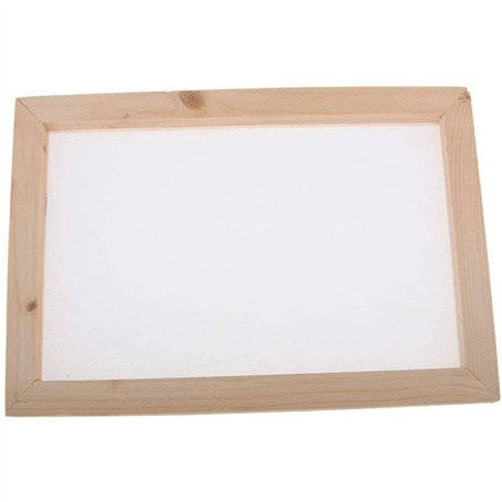 POFET Ancient Paper Making Method Wooden Paper Making Crafting Paper Making Crafting Mold Frame Screen for DIY Handcrafts Suppli