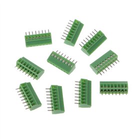 JOYKK 10 Pieces Vis 8Pin Vis PCB Montage Borniers Connecteur Pas 2.54mm - Vert