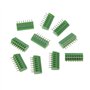 JOYKK 10 Pieces Vis 8Pin Vis PCB Montage Borniers Connecteur Pas 2.54mm - Vert