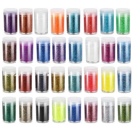 32 Pièces Poudre Brillante