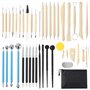 43pcs Outil de Poterie Sculpture Argile Burin Modelage