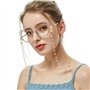 6pcs Chaîne de lunettes lanière de lunettes Cordon Lunettes Perles Lunettes à chaînes perlées chaîne de masques chaîne de lunett