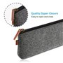 Feutre Papeterie Pouch,2 Pièces Trousse Scolaire Feutre Trousse Sac de Crayon Étui à Crayons Multifonction avec Fermeture éclair