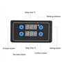 YF-4 Minuterie Relais Réglable Retarder Cycle Module Minuterie Relais Module DC 12 V Affichage Numérique Temporisateur Conseil D