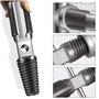 Endommagé vis Extracteurs Dénudés, Kit d'extracteurs de vis tarauds 1/2" et 3/4", Extracteur de Vis à Double Tête, pour enlever 