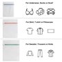 Newaner 7 pièces filet à linge machine a laver,sac a linge 3 tailles, pour éviter la déformation et les plis des vêtements, file