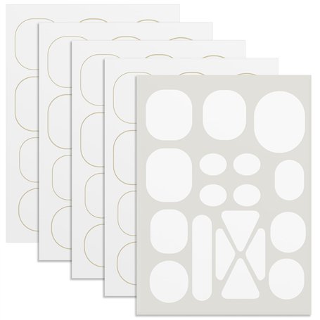 Fervalyna 20 Pièces Patch Réparation Doudoune