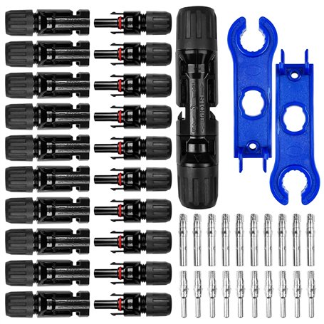 Elsrantor Connecteur PV Solaire Electrique Etanche