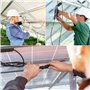 Elsrantor Connecteur PV Solaire Electrique Etanche, Boîte à Outils Fiche Panneau Photovoltaïque, Kit de Branchement Solaires, Pi