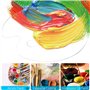 2 PCS Palette Acrylique Transparente Palette Peinture Acrylique Trou Palette Transparente Peinture Palette Peinture Ovale Palett