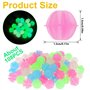 YanBous Lot de 108 perles pour rayons de vélo - Accessoire coloré pour vélo - Perles lumineuses pour rayons de vélo-Perles réflé