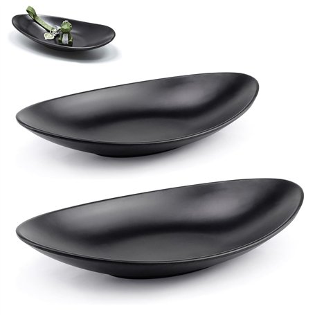 YanBous 2 Pièces Plateau À Bijoux Noir