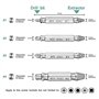 Endommagé Vis Extracteur et Retirer Kit H.S.S.1＃/2＃/3＃/4＃0＃-(5Pcs)