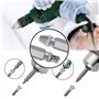 Extracteur à Vis à Tête Double,Endommagé Vis Extracteur et Retirer Kit H.S.S.1＃/2＃/3＃/4＃0＃-(5Pcs)