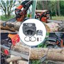 AUMEL Kit de bague de tige de piston de cylindre de 40 mm pour la tronçonneuse Stihl MS200 MS200T 020T, remplacer 1129 020 1202.