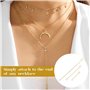 SUPVOX 3 Pcs ChaîNes Rallonges En Argent Sterling 925 Plaqué: 3cm 5cm 8cm rallonge collier - bracelet argent 925 femme, Diy Acce