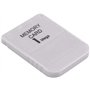 CHILDMORY 1MB carte mémoire pour PlayStation one PS1 console 1 Mega blanc carte mémoire