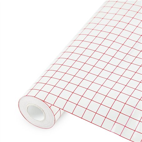 Gvolatee papier transfert avec grille d'alignement rouge