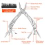 Gvolatee Pince Multifonctions 11 en 1, Pliant Multitools en Acier Inoxydable avec Tournevis, Décapsuleur, Portable Outil de Poch