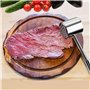 Relota Attendrisseur de Viande en 304 Acier Inoxydable, Marteau a Viande de Cuisine Double Face pour Ménagère Marteau à Steak Ar
