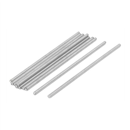 sourcing map Tige Filetée M4x110mm Acier inoxydable 304 Toutes les res tige filetée goujons 10pcs