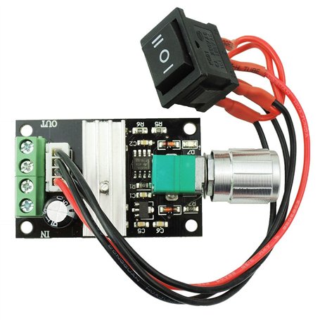 Yosoo 6 V 24 V DC 12 V 3A Régulateur De Vitesse Moteur PWM De Commande De Moteur De Vitesse Réglable Interrupteur Réversible Rég