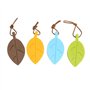 BelleStyle Silicone Porte Stopper, 4 Pcs Feuilles Style Dessin Animé Flexible Coin Fenêtre/Porte Arrêts avec Lanière pour Jardin